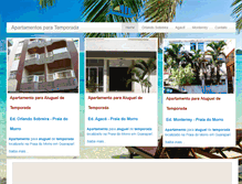 Tablet Screenshot of apartamentosparatemporada.com